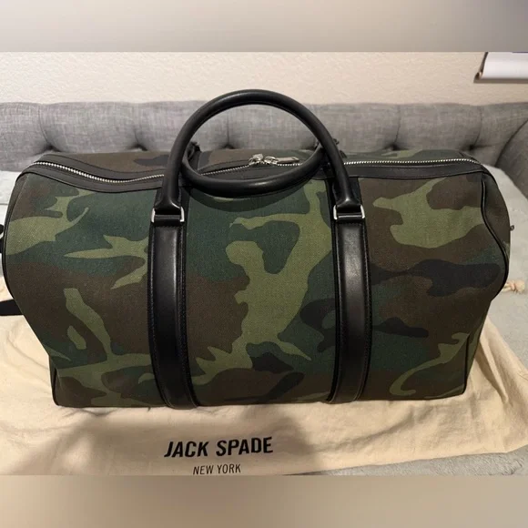Jack Spade Camo Duffel Bag - Picture 5 of 9